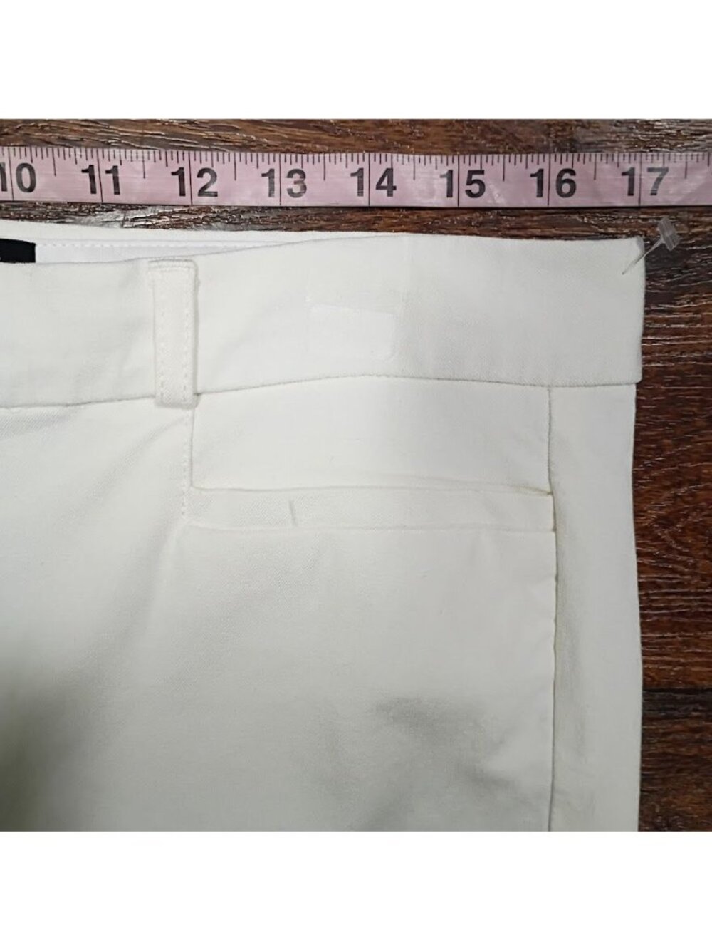 Banana Republic Size 12 Sloan Fit Womens White Dress Pants - Picture 5 of 11